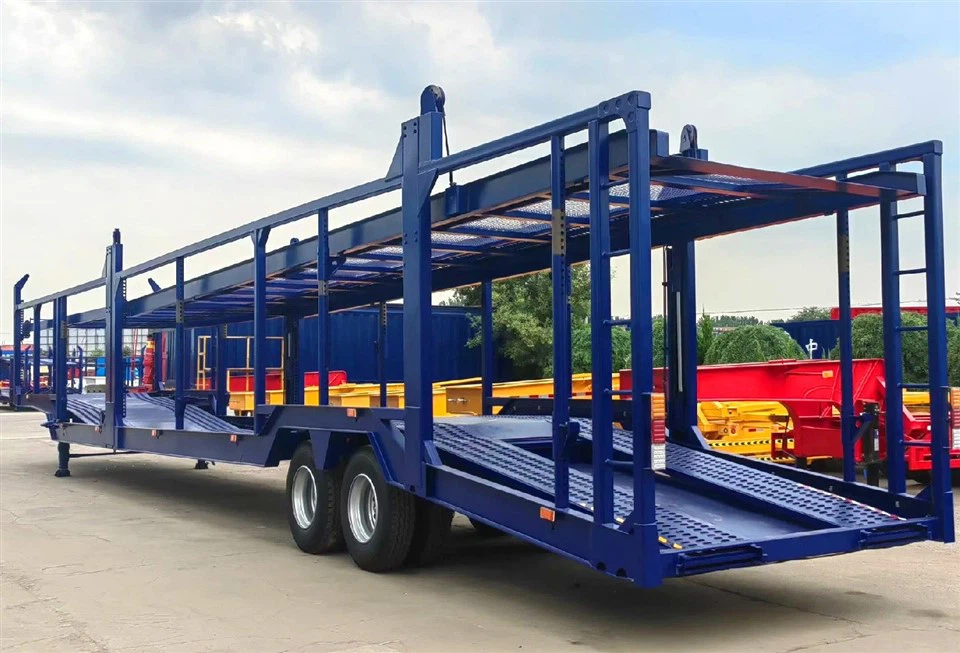 Double-layer Hydraulic Lift Car Carrier Semi-trailer