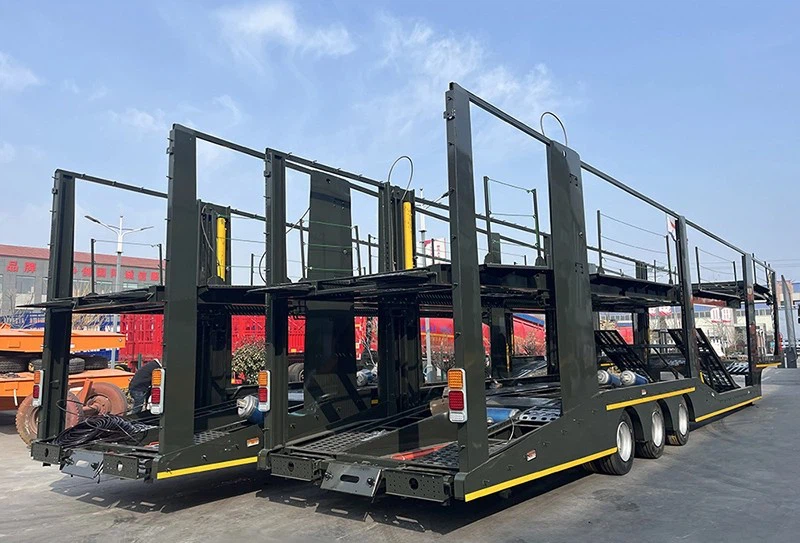 Double-layer Hydraulic Lift Car Carrier Semi-trailer